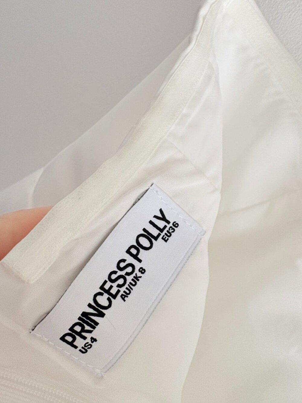 Princess Polly Spader Corset Mini Dress White Size 4 - Picture 9 of 10